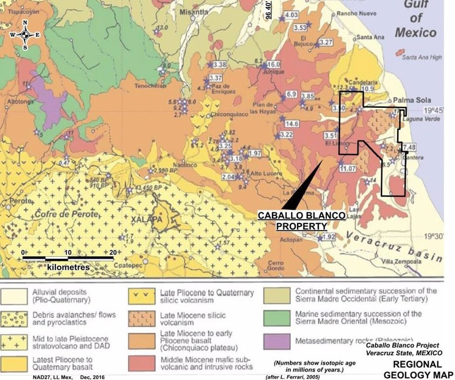 Regional geology map